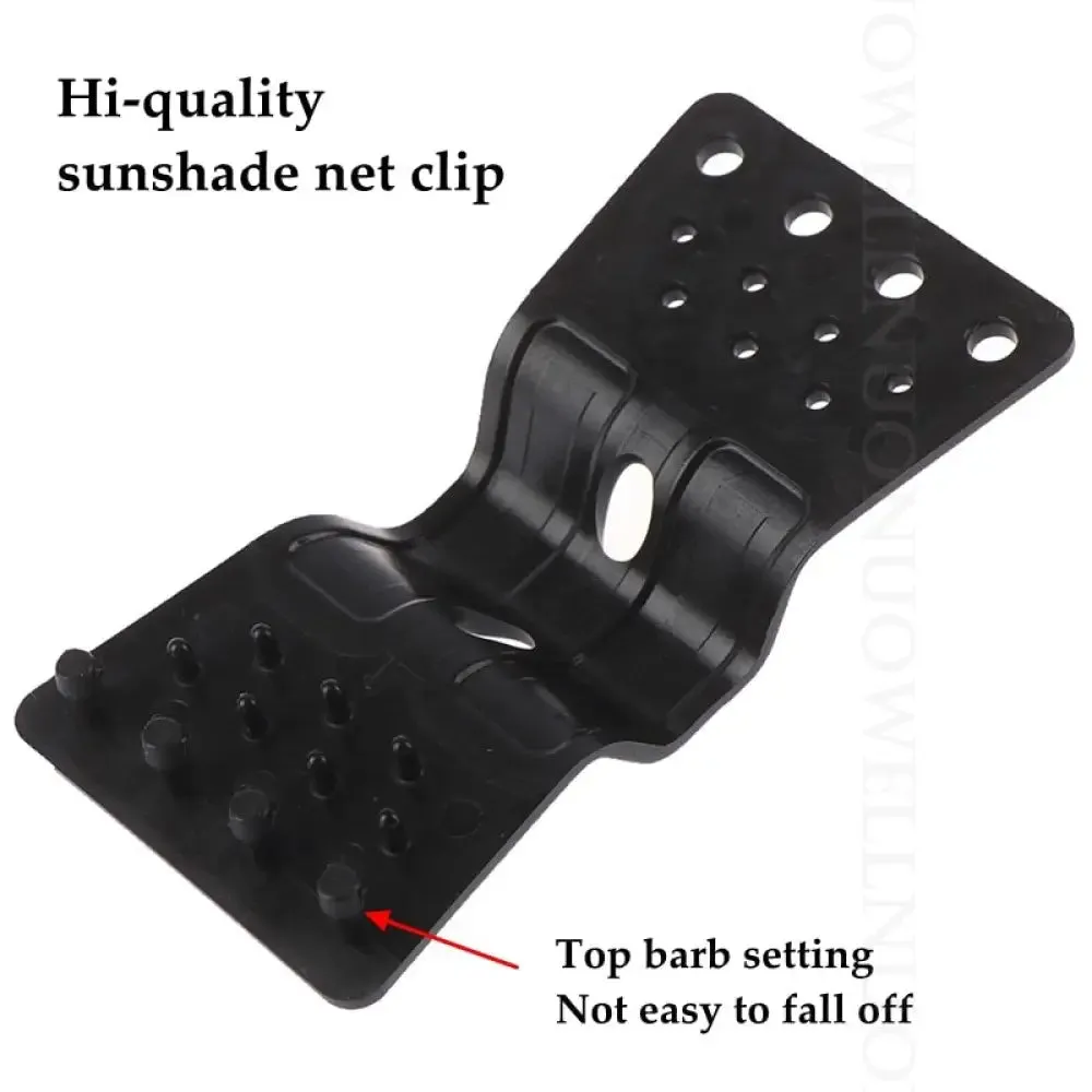 10~100pcs Sunshade Net Clip Insect Proof Net Fixing Hook Greenhouse Film Grommet Poultry Aquaculture Fence Net Hang Clip