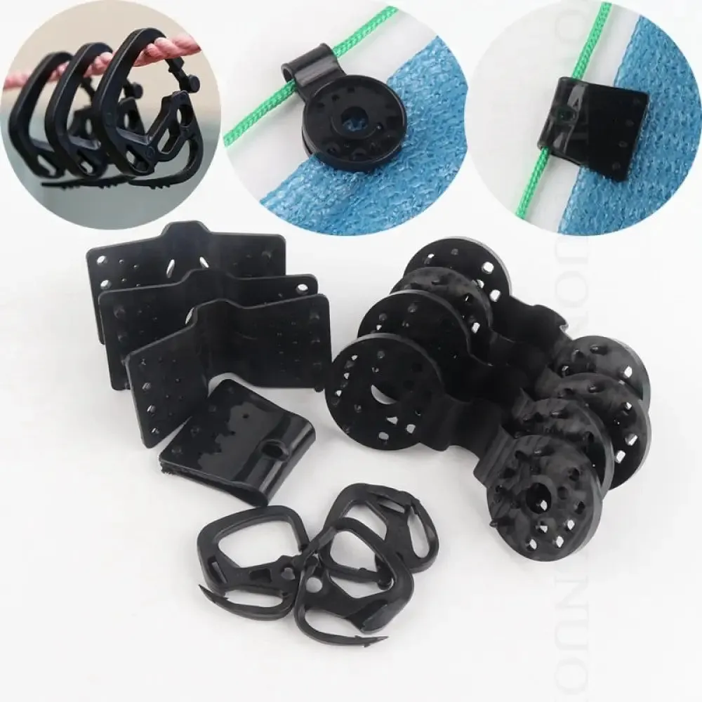 10~100pcs Sunshade Net Clip Insect Proof Net Fixing Hook Greenhouse Film Grommet Poultry Aquaculture Fence Net Hang Clip