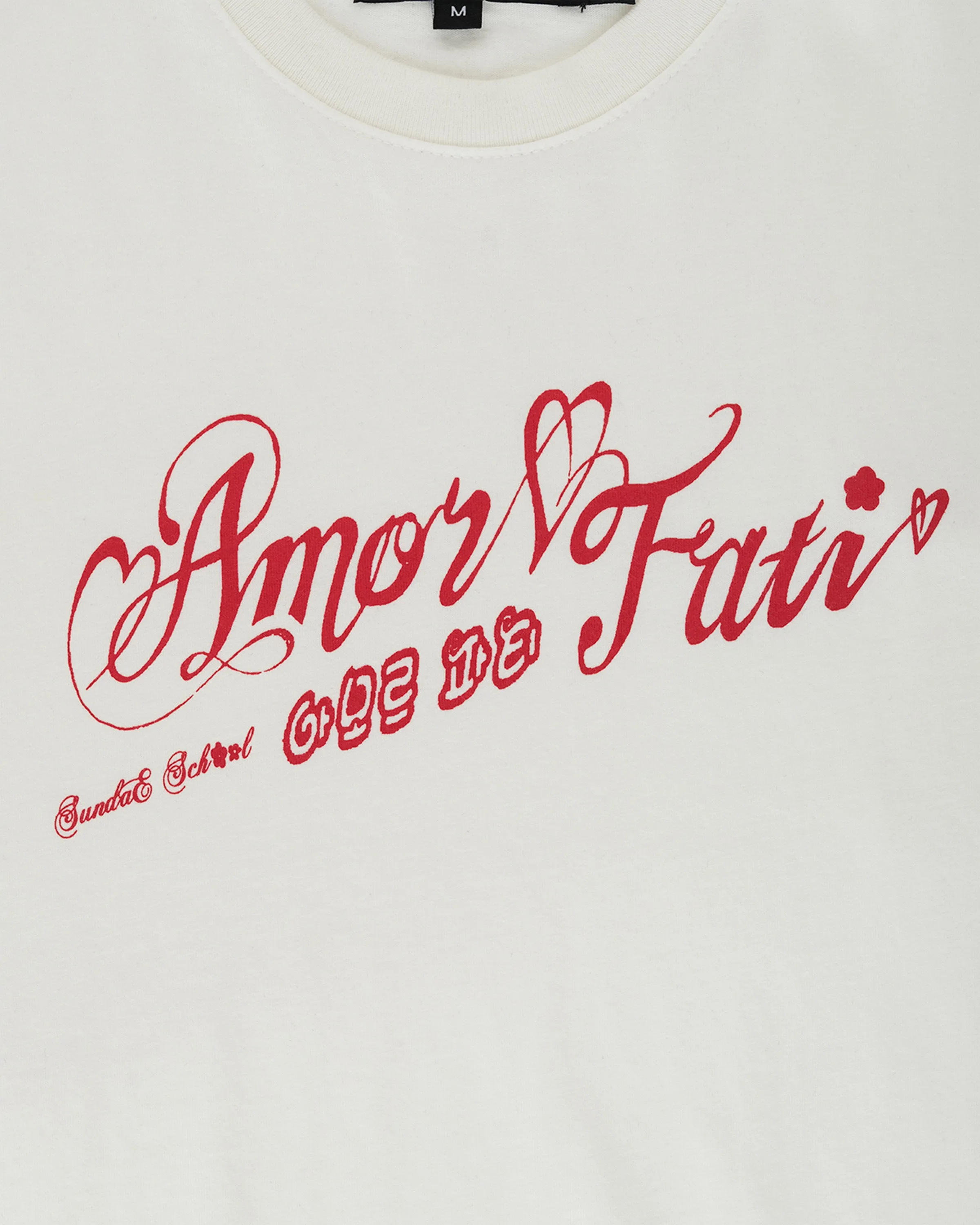 AMOR FATI CROPPED TEE