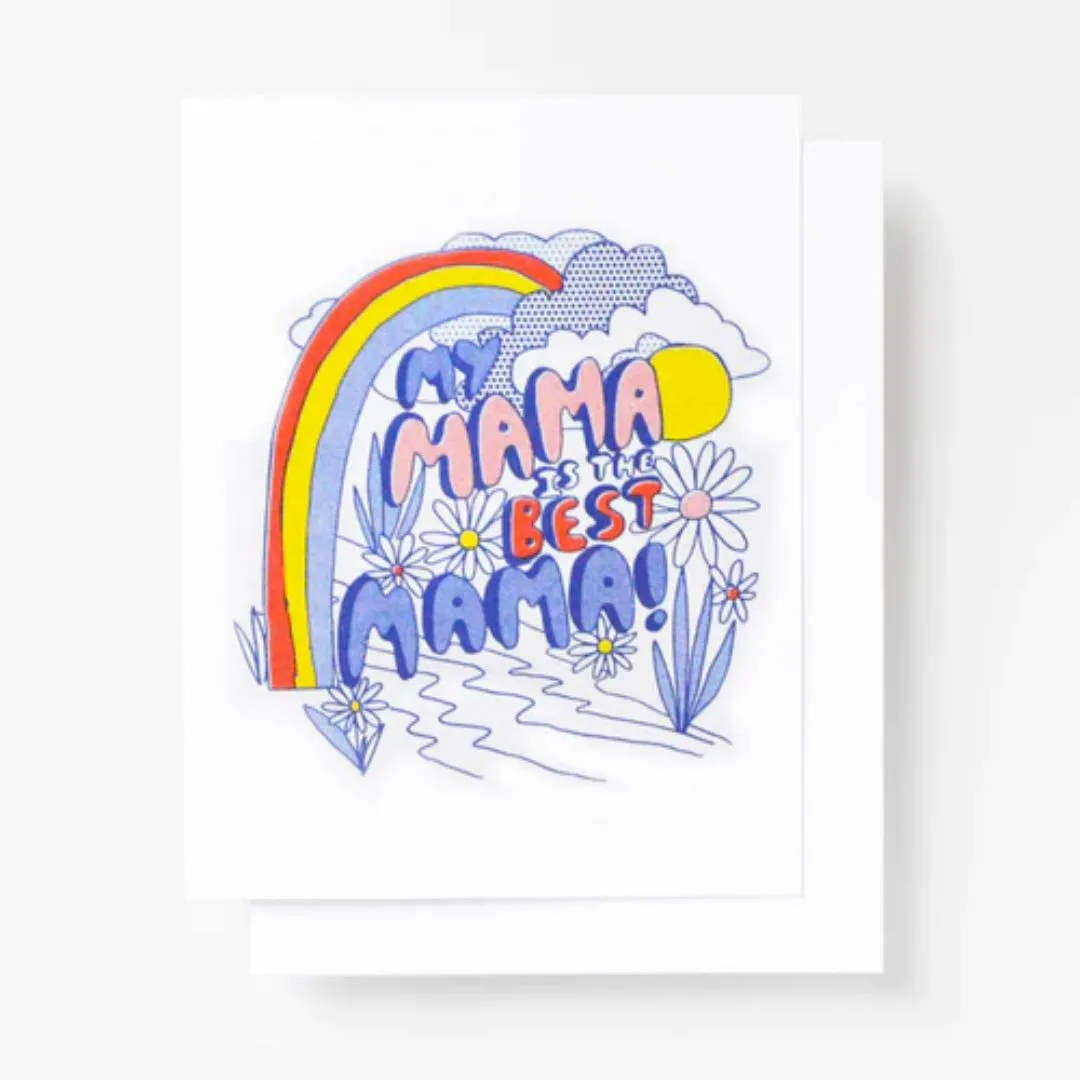 Best Mom Risograph Cards