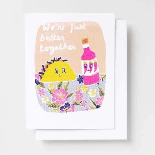 Better Together Taco Card