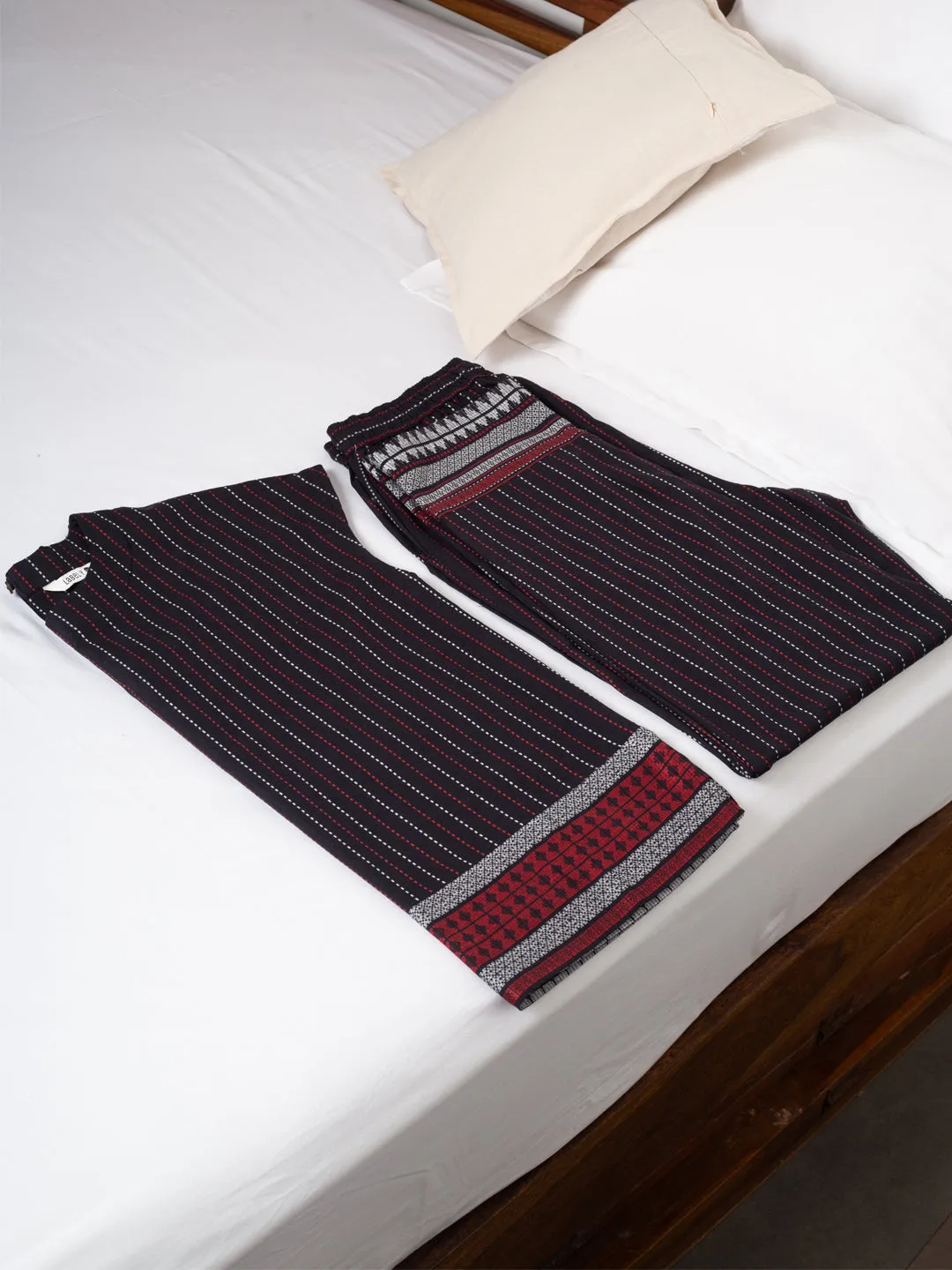 Black Splash Pyjama Set
