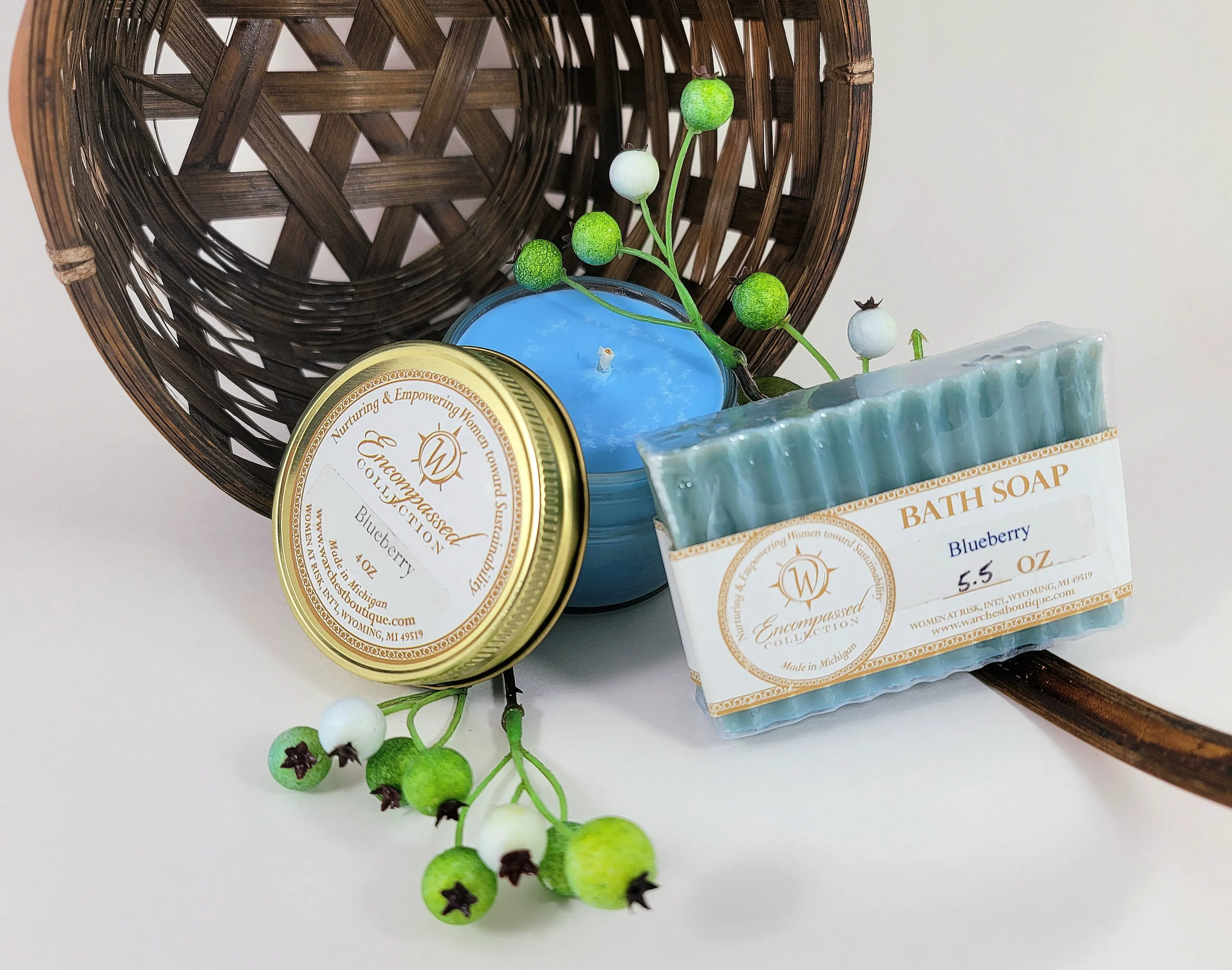 Blueberry Candle 4 oz