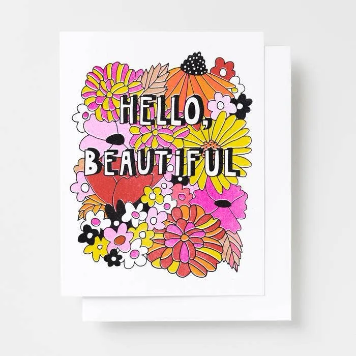 Hello Beautiful Card
