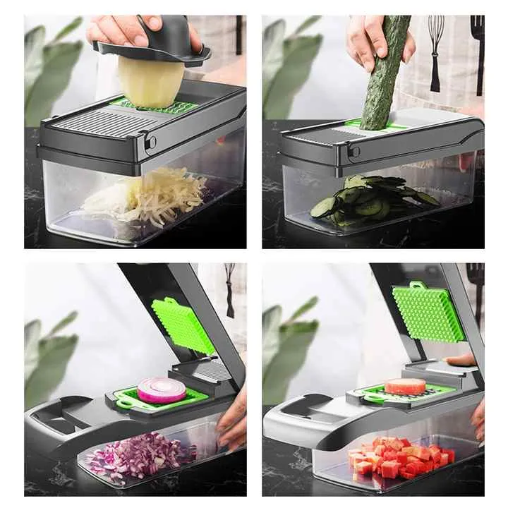 Hot Kitchen Tool 12 In1 Multi Manual-أداة مطبخ ساخنة