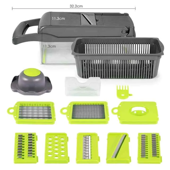 Hot Kitchen Tool 12 In1 Multi Manual-أداة مطبخ ساخنة