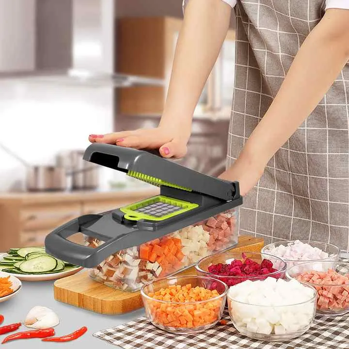 Hot Kitchen Tool 12 In1 Multi Manual-أداة مطبخ ساخنة