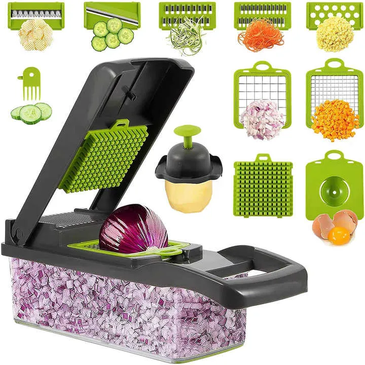 Hot Kitchen Tool 12 In1 Multi Manual-أداة مطبخ ساخنة