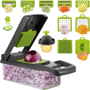 Hot Kitchen Tool 12 In1 Multi Manual-أداة مطبخ ساخنة