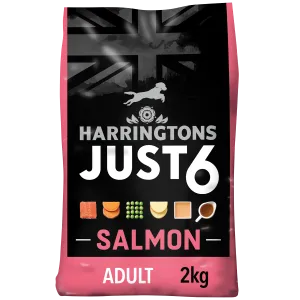 Just 6 Salmon & Vegetables Dry Dog Food 2kg