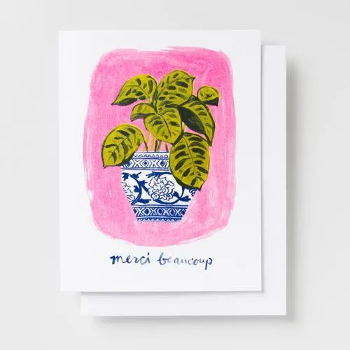 Merci Beaucoup Plant Card