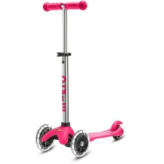 Mini Deluxe LED Scooter - Pink by Micro Kickboard