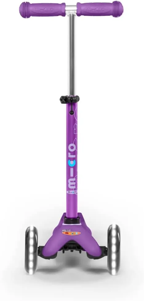 Mini Deluxe LED Scooter - Purple/Pink by Micro Kickboard