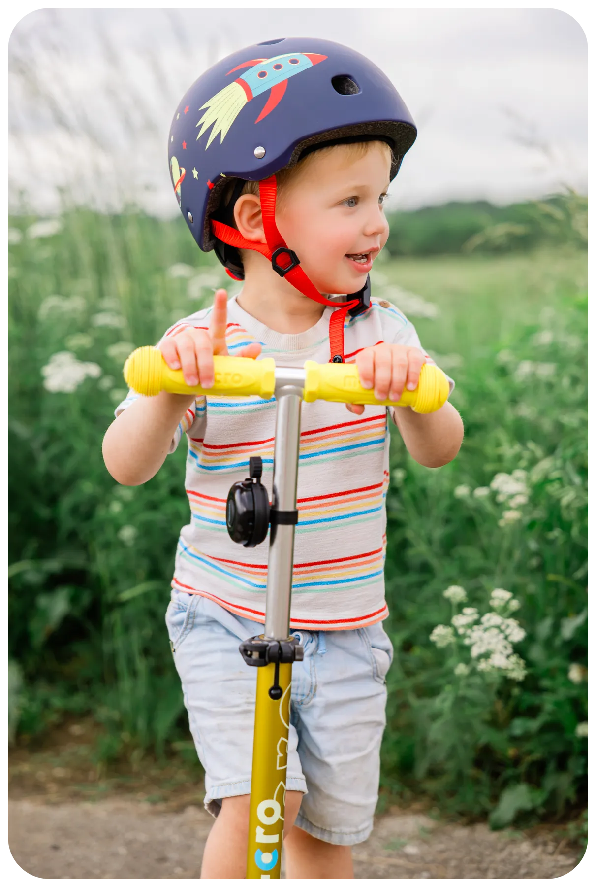 Mini Deluxe LED Scooter - Yellow by Micro Kickboard