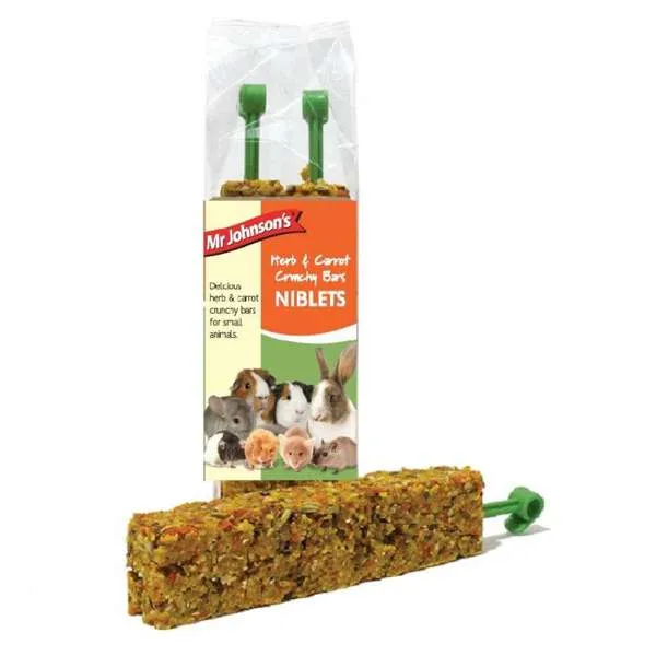 Mr Johnsons Herb & Carrot Crunchy Bars 120g