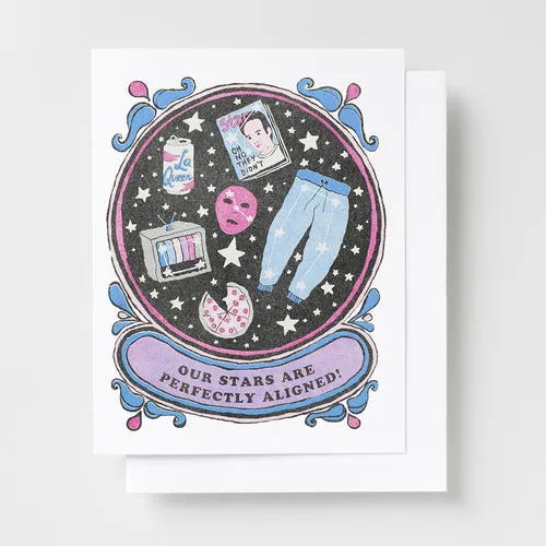 Our Stars Are Perfectly Aligned Card