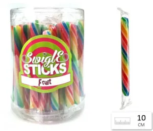 Swigle Sticks Rainbow 50 stuks